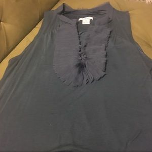 Pretty embellished sleeveless blouse